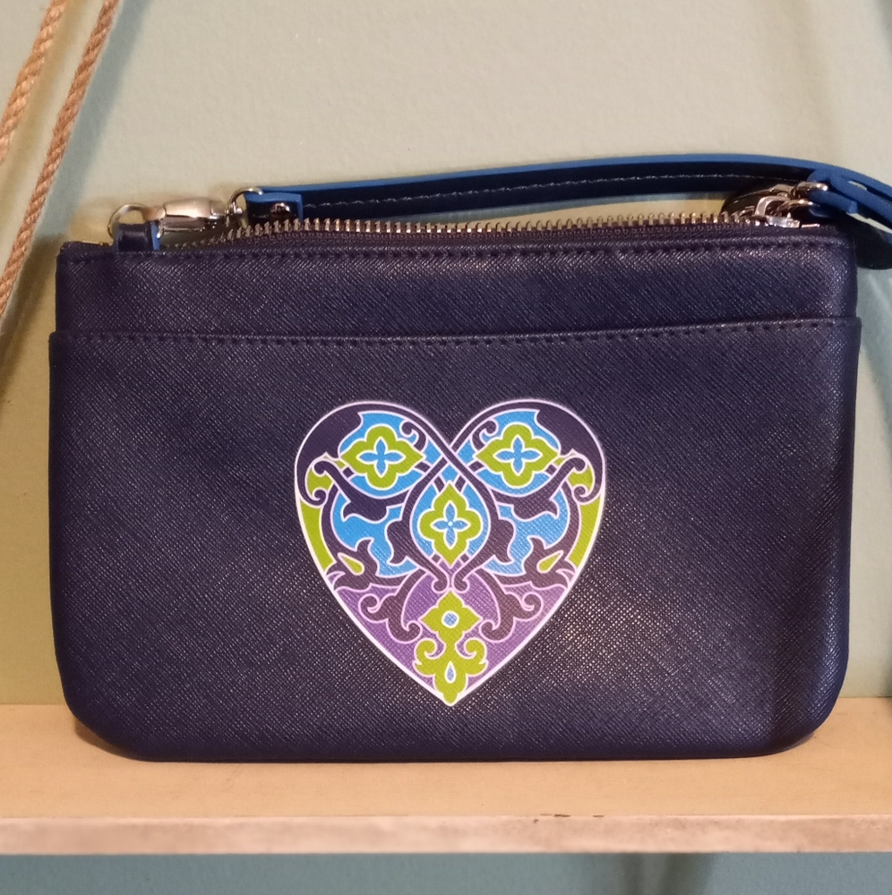 NWOT Brighton mini crossbody heart bag - Picture 2 of 5